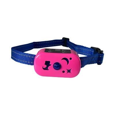 China Stocked Dog Training Barking Device Dog Products Pet Rechargeable Anti Beeper Dog Collar Bark Control Harness Training Collar for sale