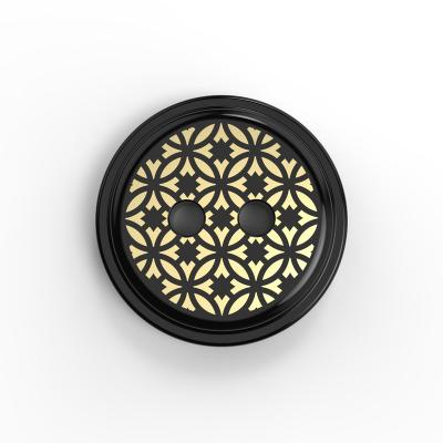 China Washable plastic buttons with beautiful Islamic Muslim pattern for sale