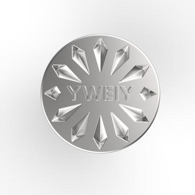 China Other Wholesale Standard Plating Round Snap Button Custom Logo Metal Engraved Snap Button for sale