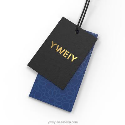 China Other Luxury Customized Printed Brand Logo Garment Swing Label for sale