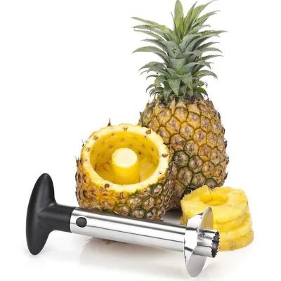 China Kitchen Pineapple Peeler Stainless Steel Pineapple Hollow De-Perforator Peeler Slicer Stem Remover Blades For Cut Fruit Rings for sale