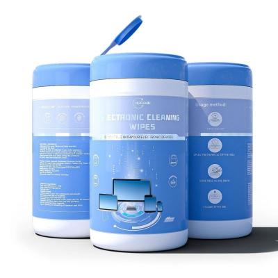 China Electronic Cleaning Wholesale Phone Computer Wipes Electronic Cleaning Wipes Bucket 40pcs for sale