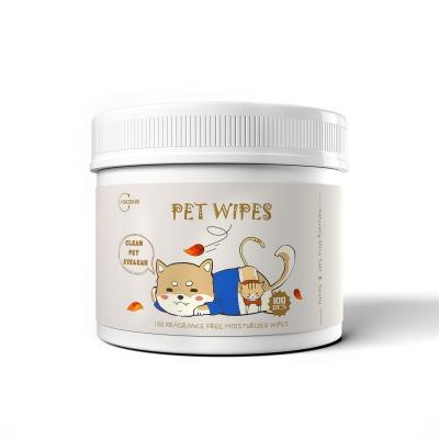 China Pet Eye Cleaning Factory Care Pet Eye Cleaning For Dog And Cat Soft Non Woven Pet Eye Wipes for sale