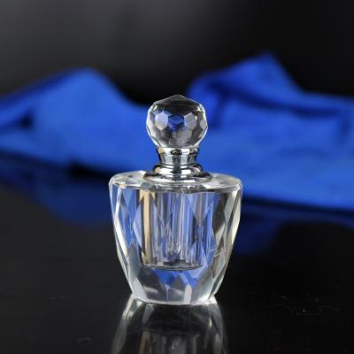 China Europe Cheap Empty 3ml Mini Crystal Perfume Bottle Glass Refillable Oil Perfume Bottles Wholesale for sale