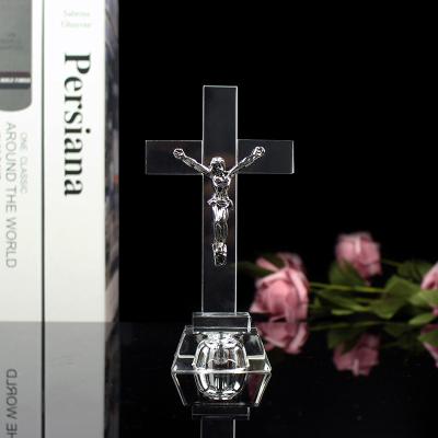 China Crucifix LED LightJesus of Europe Christ Holding Crystal Cross for sale