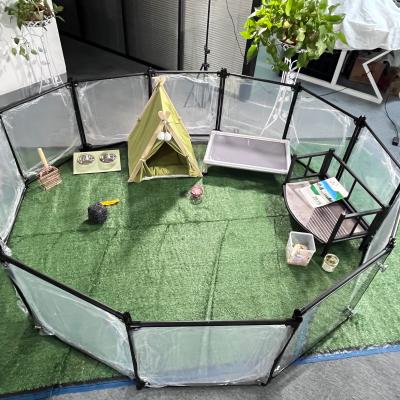 China 6063/6061/6005/6082/6060 Alloy Dog Playpen Portable and Transparent for Small Animals for sale