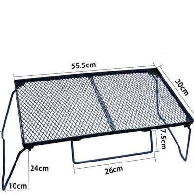 China Square Portable BBQ Grill Folding Outdoor Charcoal Grill Table for Camping for sale