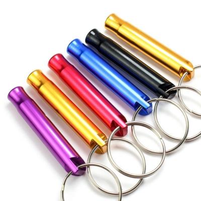 China Pet Training and Self Defense Orange Custom Metal Emergency Whistle for Survival Safety for sale