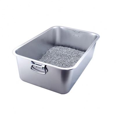 China Cat Toliet 1370g Stainless Steel Open Type Basin for Convenient and Hygienic Cleaning for sale