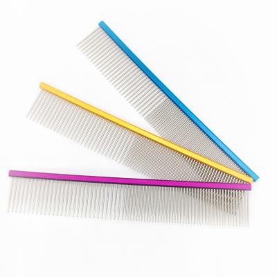 China Stainless Steel Pet Cleaning Grooming Comb for Dogs Cats Small Animals Must-have Tool for sale