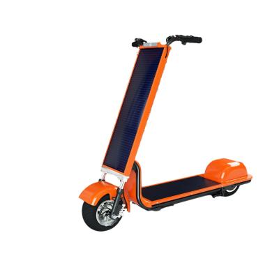 China 36V Solar Scooter with Sleek Solar Panel and Foldable Design 35-70km Range Per Charge for sale