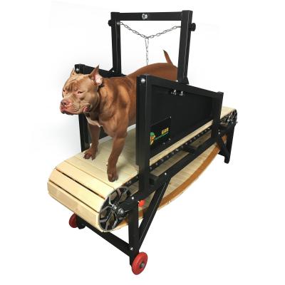 China Mechanical Dog Treadmill for Big Dogs Acceptable OEM ODM Wheels Design Included for sale