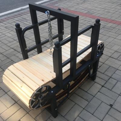 China Small Dog Training Treadmill Wood Slatmill without Motor Anodizing with Sandblasted for sale