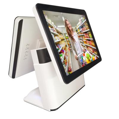 China Capactive 15 Inch POS TOUCH SCREEN MONITOR Support Dual Monitor POS System Restaurant Commercial Equipment for sale