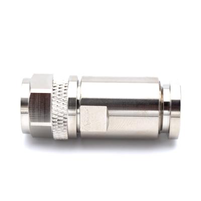 China Microwave N Clamp Connector RG8 LMR400 KSR400 7D-FB Male Straight Coaxial-Cable Connector for sale