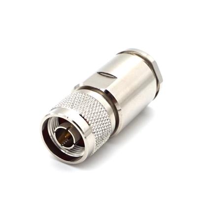 China RF N Connector Male Cable N Connector RF Coaxial Connector For LMR400 Cable for sale