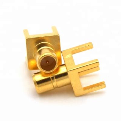 China Mini SMB RF Male Plug PCB Mounted Receptacle RF Connector for sale