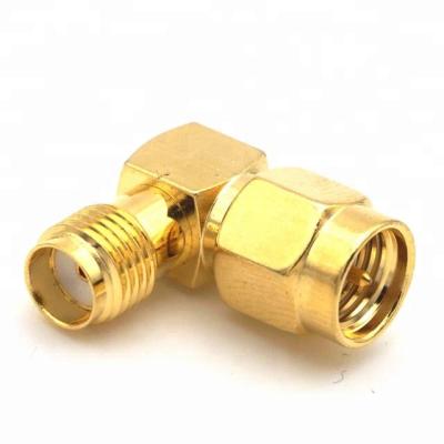 China Professional Right Angle RF RCA Male To Female Connector Plug for sale