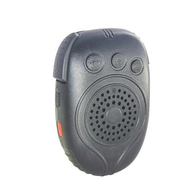 China Protable Dual PTTs Dual Audio Intercom Speaker Microphone Hands Free Two Way Radio Wireless Speaker Microphone for sale