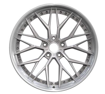 China Automobile Modification ED2068 2PCS Custom Alloy Wheels 20 21inch Forged Car Wheels PCD5X120 5 Hole Aluminum Alloy Car Wheels for sale