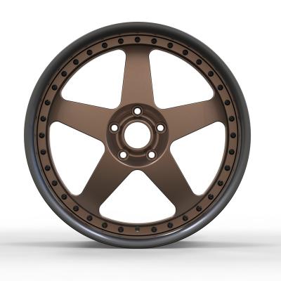 China Automobile Modification 2 Pcs Custom Alloy Wheels 20 21inch Forged Car Wheels PCD5X120 5 Hole Aluminum Alloy Car Wheels for sale