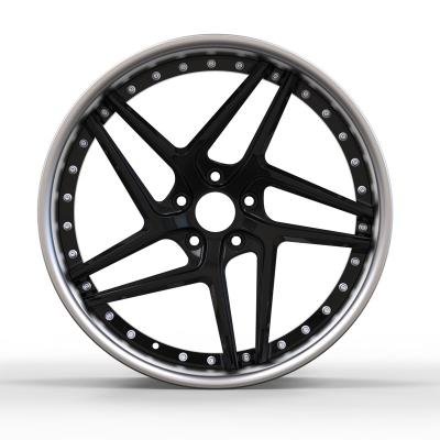 China Automobile modification factory direct sale car wheels rims 5 hole forged car rims 5x120 aluminum forged wheels for sale