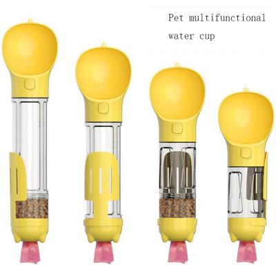 China Sustainable Pet Supplies Travel Water Pet Drinker Water Cup Cat Dog Feeder Kettle Drinking Bottle Portable Accompanying Outdoor Drinking for sale