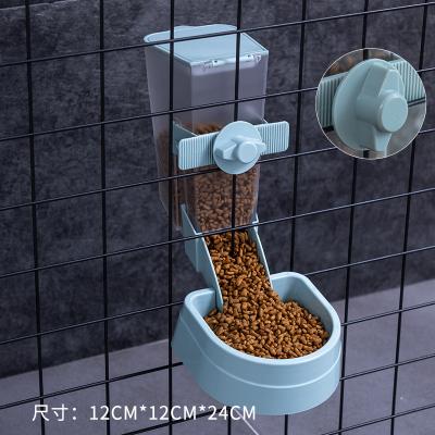 China Viable Pet Cats Automatic Feeder Dog Feeder Self-administered Machine Cat Food Cat Food Bowl Anti-tipped Hanging Pet Supplies for sale