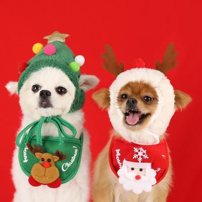 China Viable New Style Christmas Mini Scarf Santa Xmas Small Animal Costume for sale