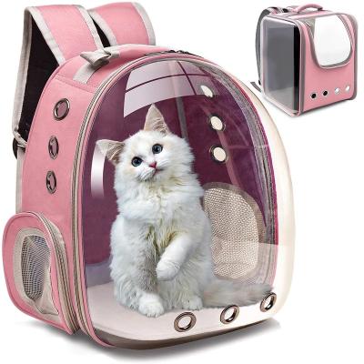 China Viable Cat Carrier Bags Breathable Pet Carriers Cat Backpack Travel Space Capsule Dog Cage Small Pet Carrying Bag for Cats for sale