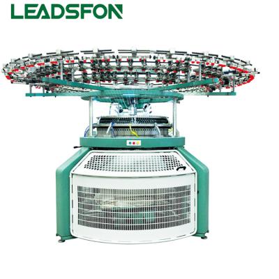 China Leadsfon Weft Rookie Regional Agent Open Width Circular Knitting Machine Single Jersey Type for sale