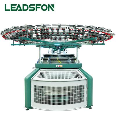 China Open Width Single Agent Rookie Leadsfon Automatic Knitting Machine Regional High Speed ​​Single Weft Single Jersey Knitting Machine for sale