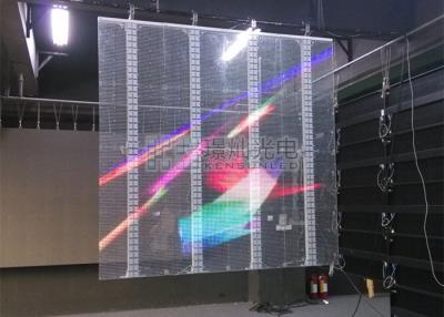 China MBI5124 SMD3528 UV 1R1G1B Epistar Glass Wall LED Screen 6500cd/M² for sale