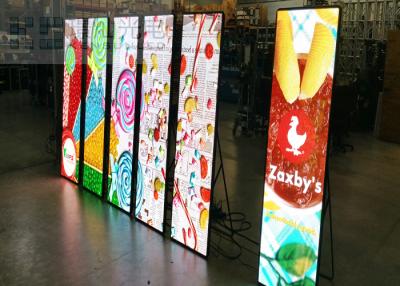 China Full Color HD Digital Screen Advertising Stands P2.571 1R1G1B SMD1515 for sale