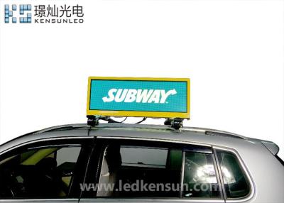 China Usb Smd2727 1R1G1B Taxi Led Display Full Color 21kg 1/8 Scan 1200w for sale