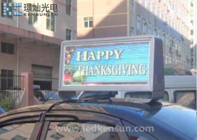 China Customized Size Meanwell Car Led Sign Display Waterproof 160x160mm for sale