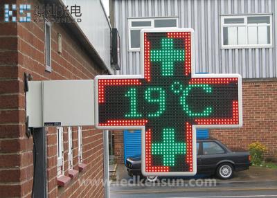 China Aluminum Cabinet Led Sign Board , LED Pharmacy Cross Sign OEM / ODM Available for sale