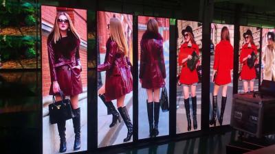 China P1.667 Led Poster Display Mirror / Full Color Led Ad Player High Refresh Rate SMD1010 for sale