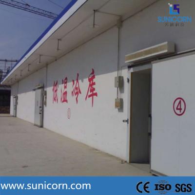 China Custom Built Large Walk In Freezer , Steel Structure Restaurant Walk In Cooler for sale