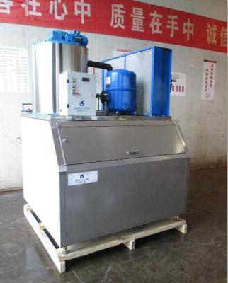 China Low Noise Seawater Flake Ice Machine , Industrial Ice Machine 2T Daily Output for sale