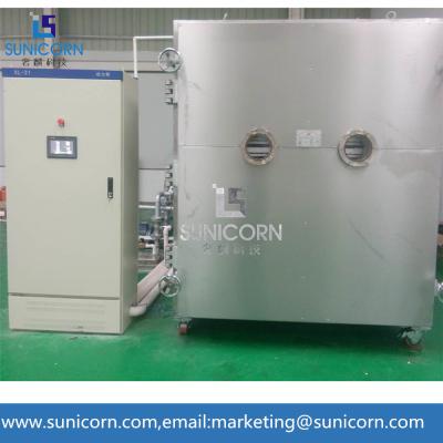 China 30sqm 6800kg Vacuum Freeze Dried Dehydrator For Vegetable / Fruit / Flower Processing for sale