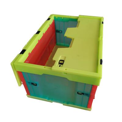 China Space saving for sale large clear plastic storage crates plastic crates sellers for sale