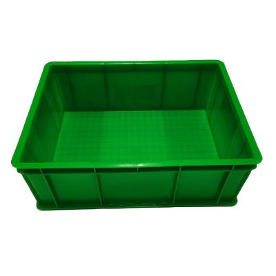 China Burliness Tray Plastic Container Turnover Box Used In Poultry And Meat Factory Plastic Crates for sale