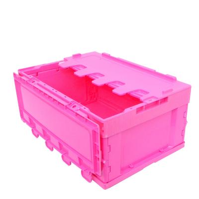 China Plastic Box Crates Solid Stackable Boxed Storage Crate for sale