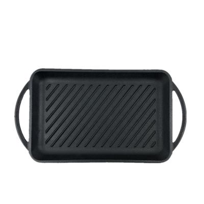 China Pre-Seasoned Cast Iron Pan Pre-Seasoned Grill Pans for sale