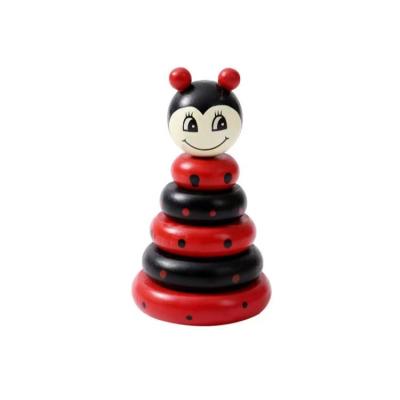 China Puzzle Environmentally friendly, safe and intelligent wooden stacking tower for early childhood education for sale