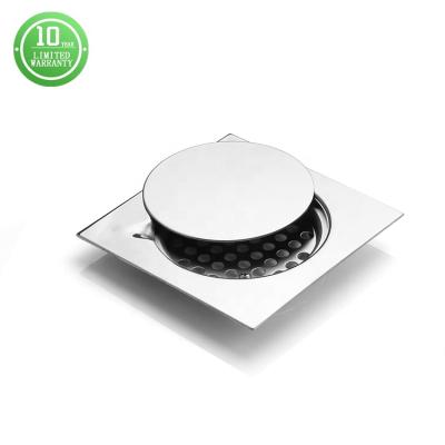 China COOLSIZE Precision cast stainless steel Floor Drain Stainless Steel Square Shower Insert Floor Drain for sale