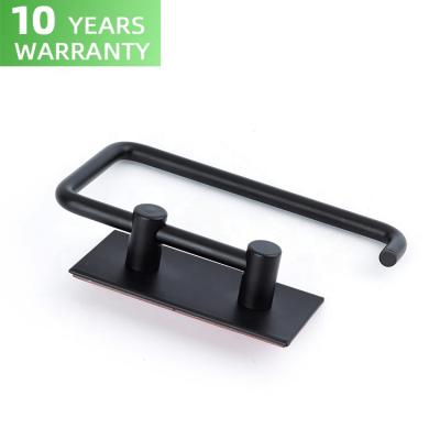 Cina CoolSize Beelee Toilet Paper Holder Black stainless steel Wrapping Paper Holder Bar in vendita