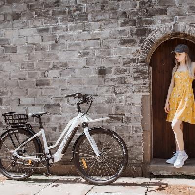 China Aluminum alloy e city electric bike motorized tricycles 26 inch 36v electric city bike for sale