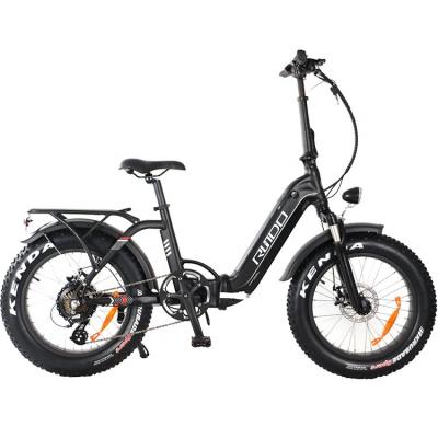 China Rundo 20inch Fat Tire Folding Standard Suspension Full Suspension Electric Bike 120 / kph e bikes for sale